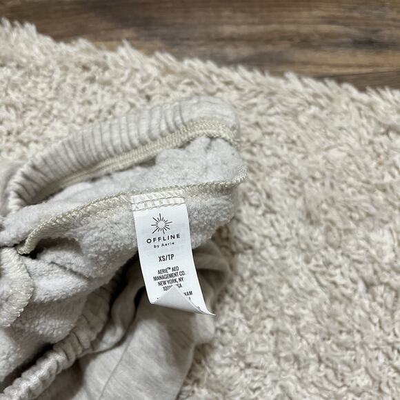 Aerie Light Gray Jogger Pants - Picture 5 of 6